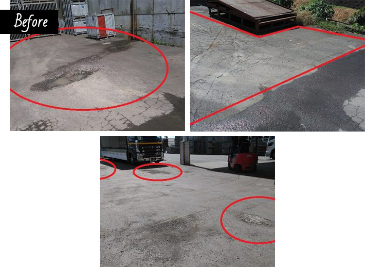 アスファルト補修