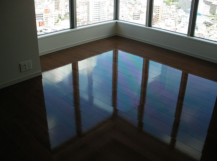 AFTER リビングの床